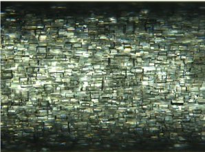 Aligned microcrystals Aligned microcrystals