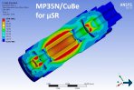 Improving a piston-cylinder pressure cell for muonSR experiments